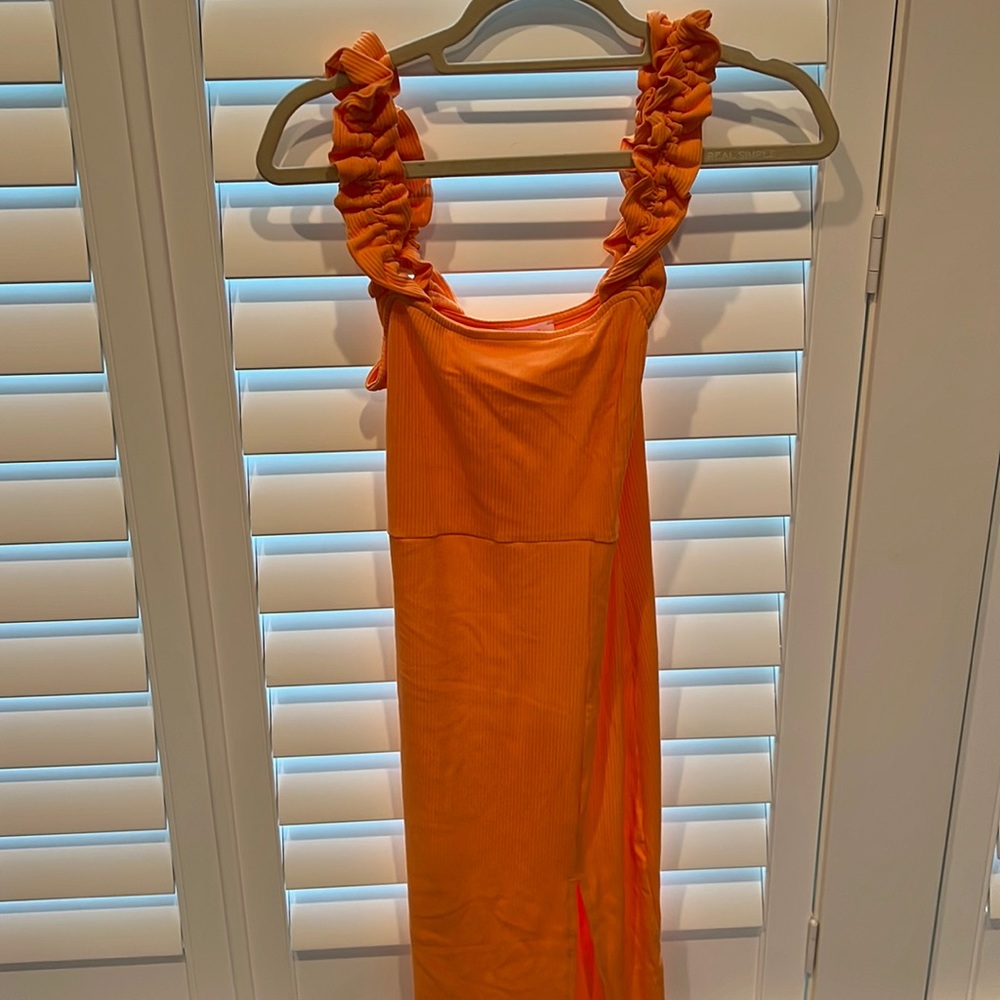 Orange dress
